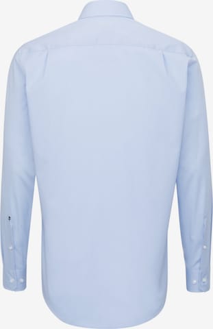 Coupe regular Chemise business SEIDENSTICKER en bleu