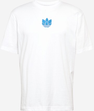 T-Shirt 'Trefoil' ADIDAS ORIGINALS en blanc : devant