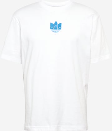 Tricou 'Trefoil' de la ADIDAS ORIGINALS pe alb: față