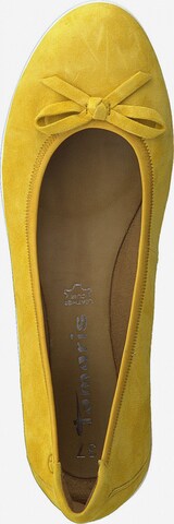 TAMARIS Ballet Flats in Yellow