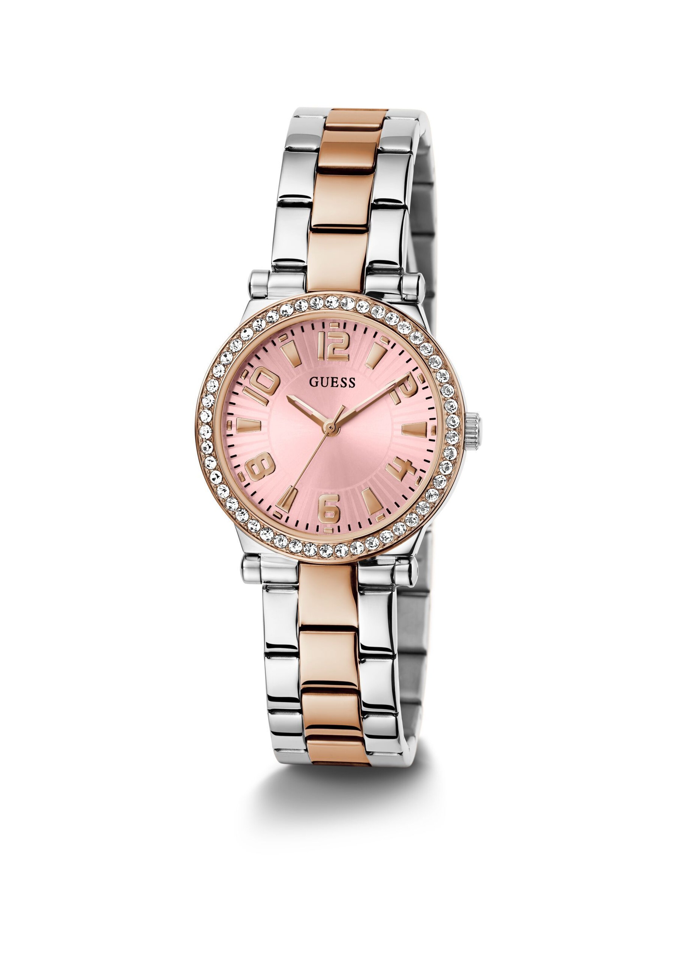 GUESS Analog watch 'FAWN' in Mixed colours: front