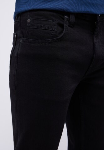 MUSTANG Regular Jeans in Schwarz