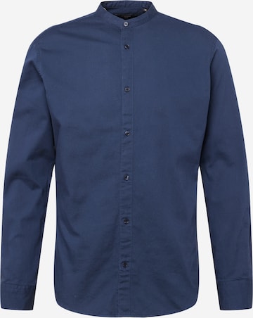 JACK & JONES Regular fit Button Up Shirt 'DALLAS' in Blue: front