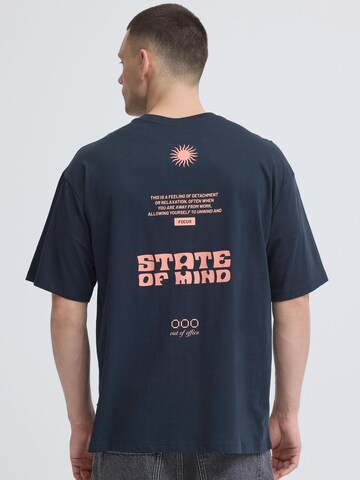 BLEND Shirt ' BHKyle Backprint ' in Blue