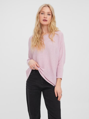 VERO MODA Sweater 'Nora' in Pink: front
