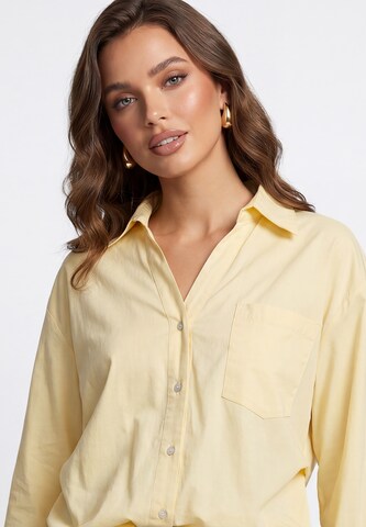 faina - Blusa em amarelo