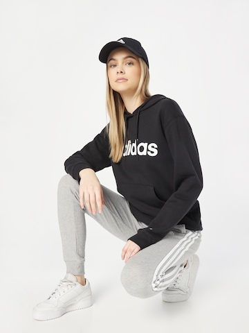 ADIDAS SPORTSWEAR Sweatshirt 'Essentials Linear' in Black