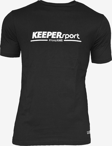 KEEPERsport Performance Shirt in Black: front