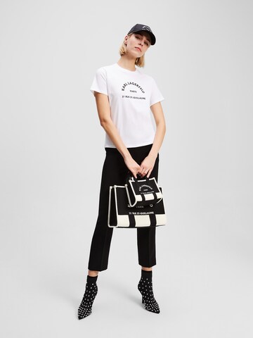 Karl Lagerfeld - Camisa 'Rue St-Guillaume' em branco