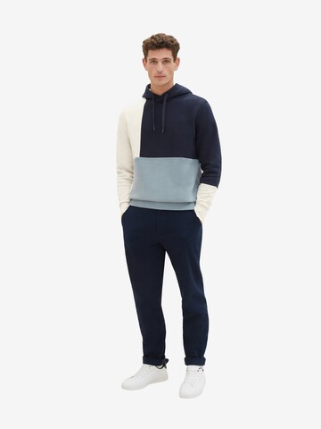 TOM TAILOR Sweatshirt i blå