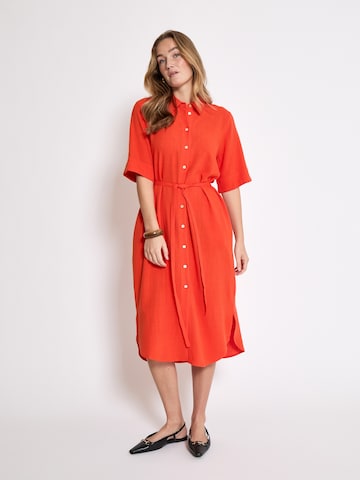 Robe-chemise 'Hannah' Peppercorn en orange : devant