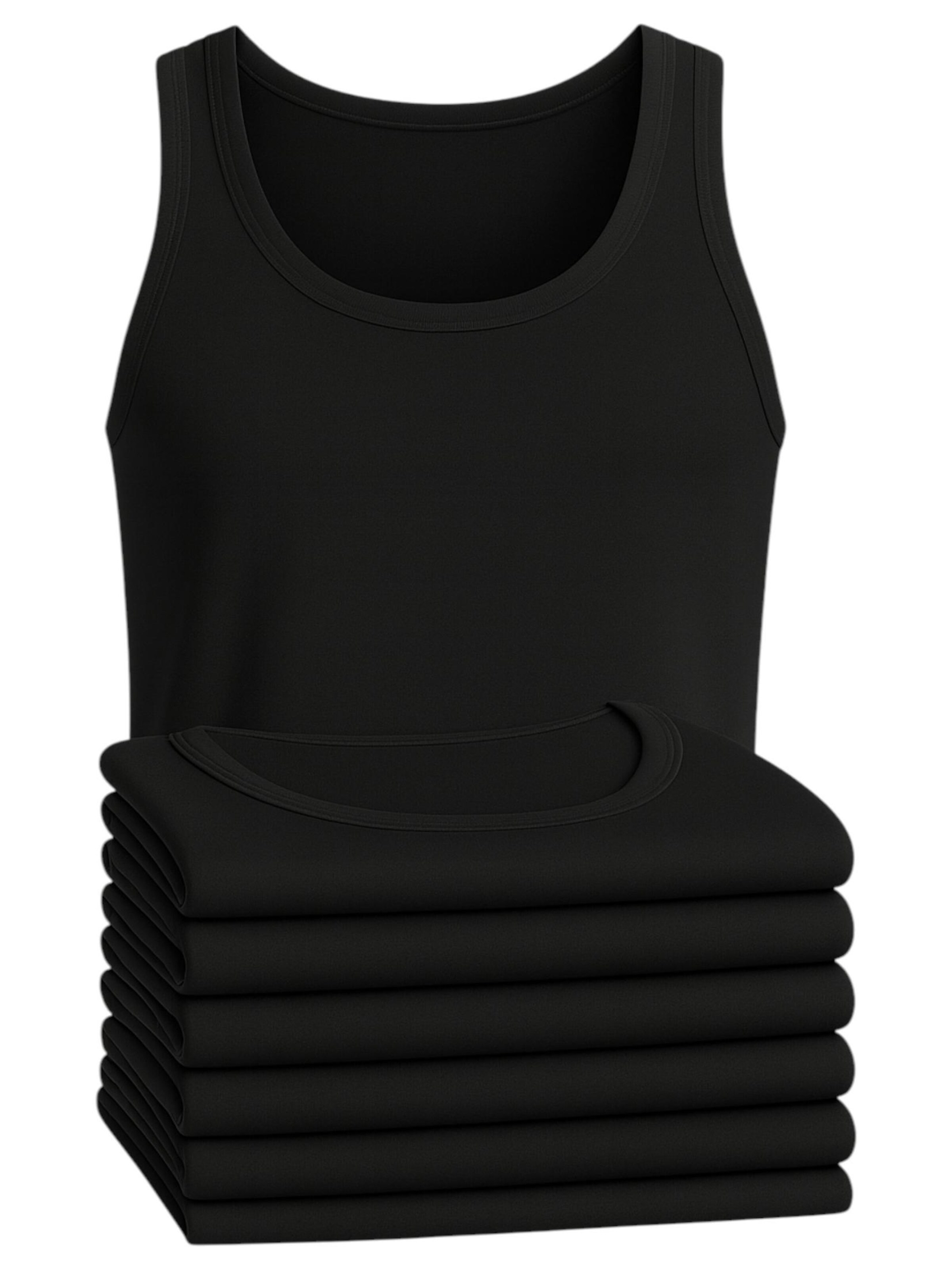 fashionshowcase - Camiseta térmica 'BasicPack' en negro