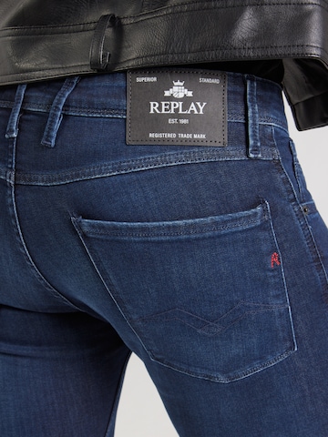 Slimfit Jeans 'Anbass' di REPLAY in blu