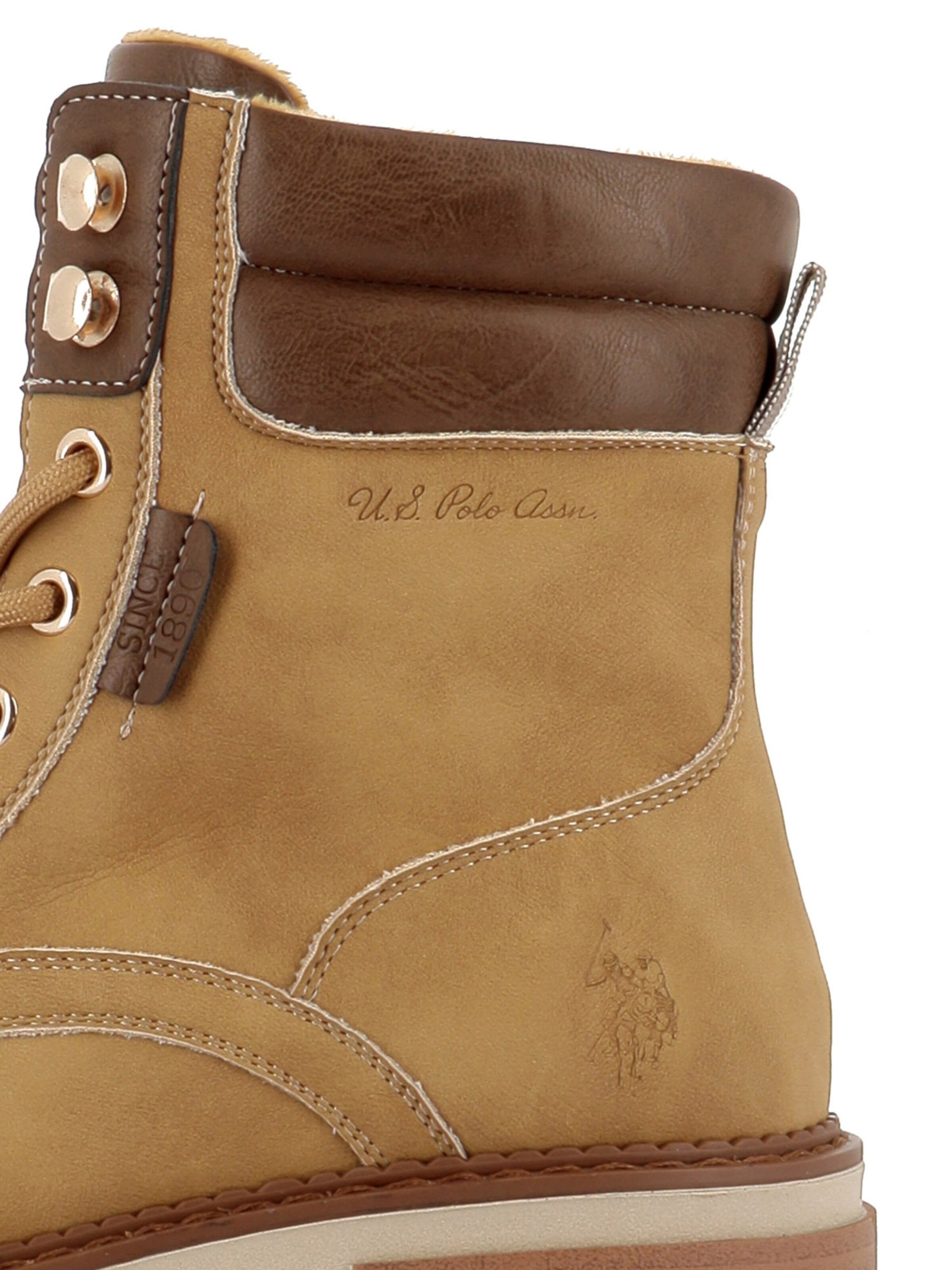 Bottines à lacets 'Anita' US POLO ASSN. en marron