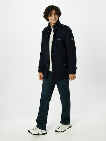 INDICODE JEANS Between-Season Jacket 'Brendan' in Blue