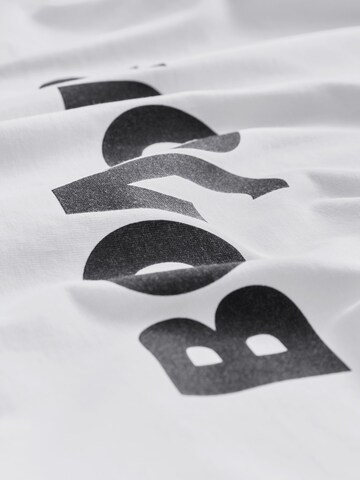 Next Oversized shirt 'Bonjour' in White