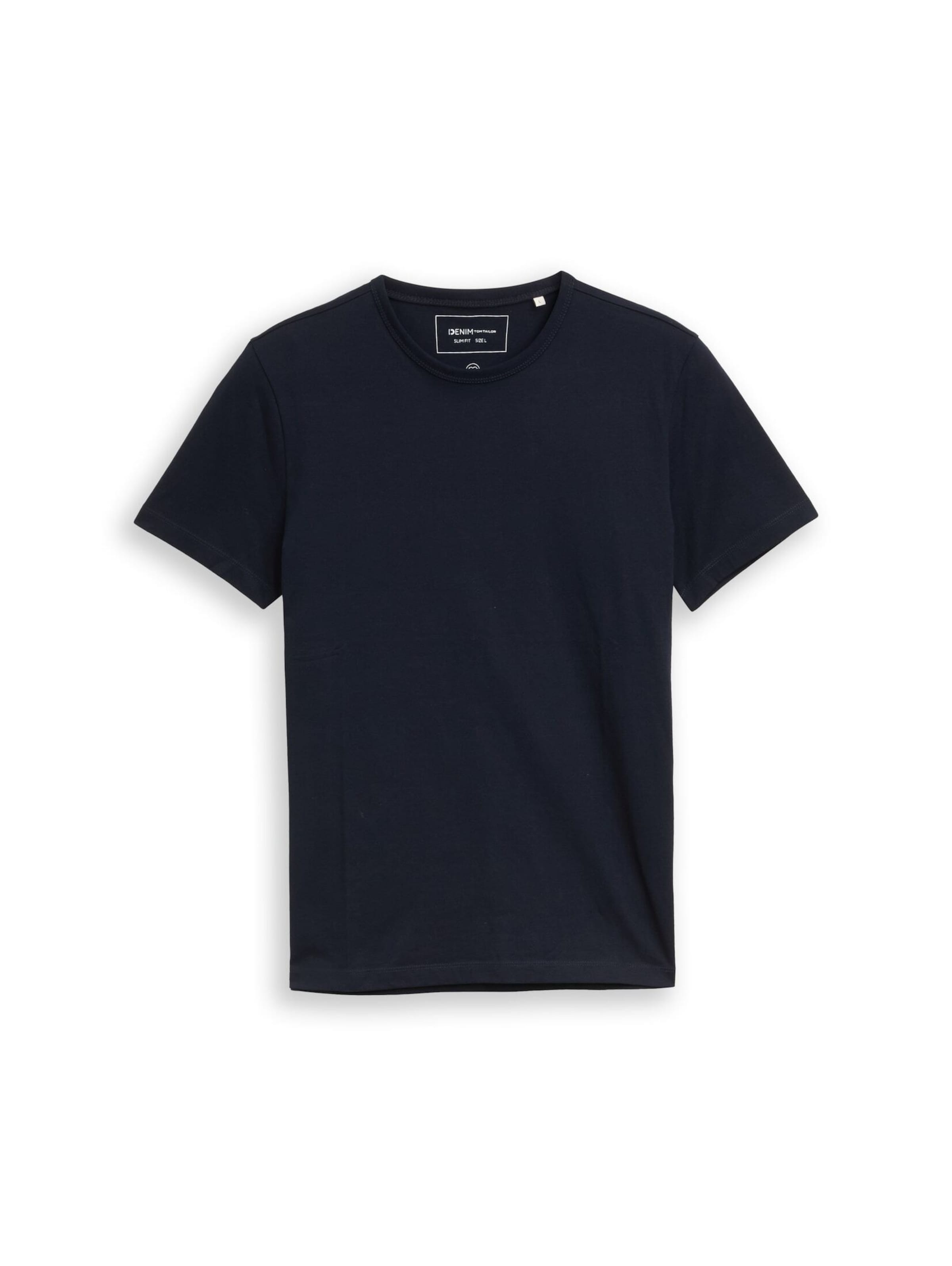 T-Shirt TOM TAILOR DENIM en bleu : devant