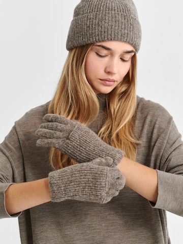 TATUUM - Guantes con dedos en marrón