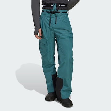 ADIDAS TERREX Loosefit Sportbroek 'Xploric 2' in Groen: voorkant