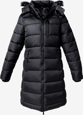 riemot Winterjacke 'Women's lightweight padded jacket, long sleeves, autumn and winter' in Schwarz: Vorderseite