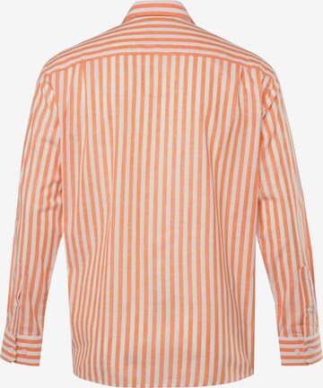 Boston Park Regular fit Button Up Shirt in Orange