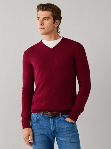 Hackett London Sweater in Red: front