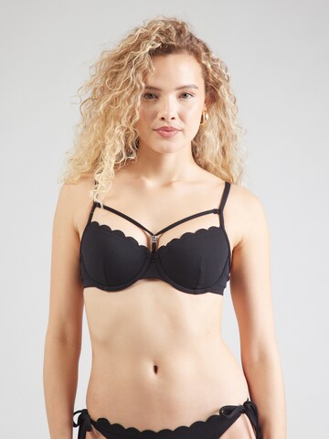 Hunkemöller Balconette Bikini top in Black: front