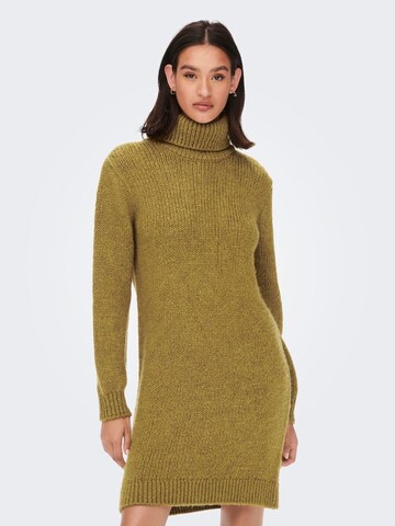 JDY Knitted dress in Yellow: front