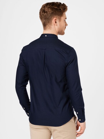 Lyle & Scott Regular fit Zakelijk overhemd in Blauw