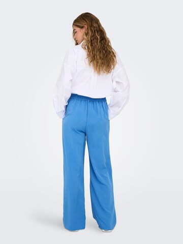 ONLY Wide leg Trousers 'ONLNova' in Blue