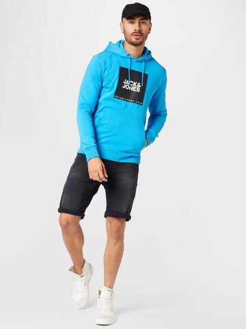 JACK & JONES - Sweatshirt 'Lock' em azul