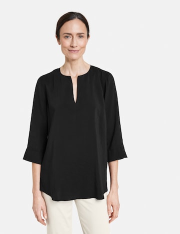 GERRY WEBER Blouse in Zwart: voorkant