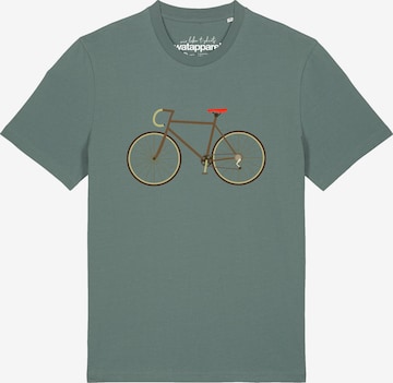 T-Shirt 'Fahrrad' Watapparel en vert : devant