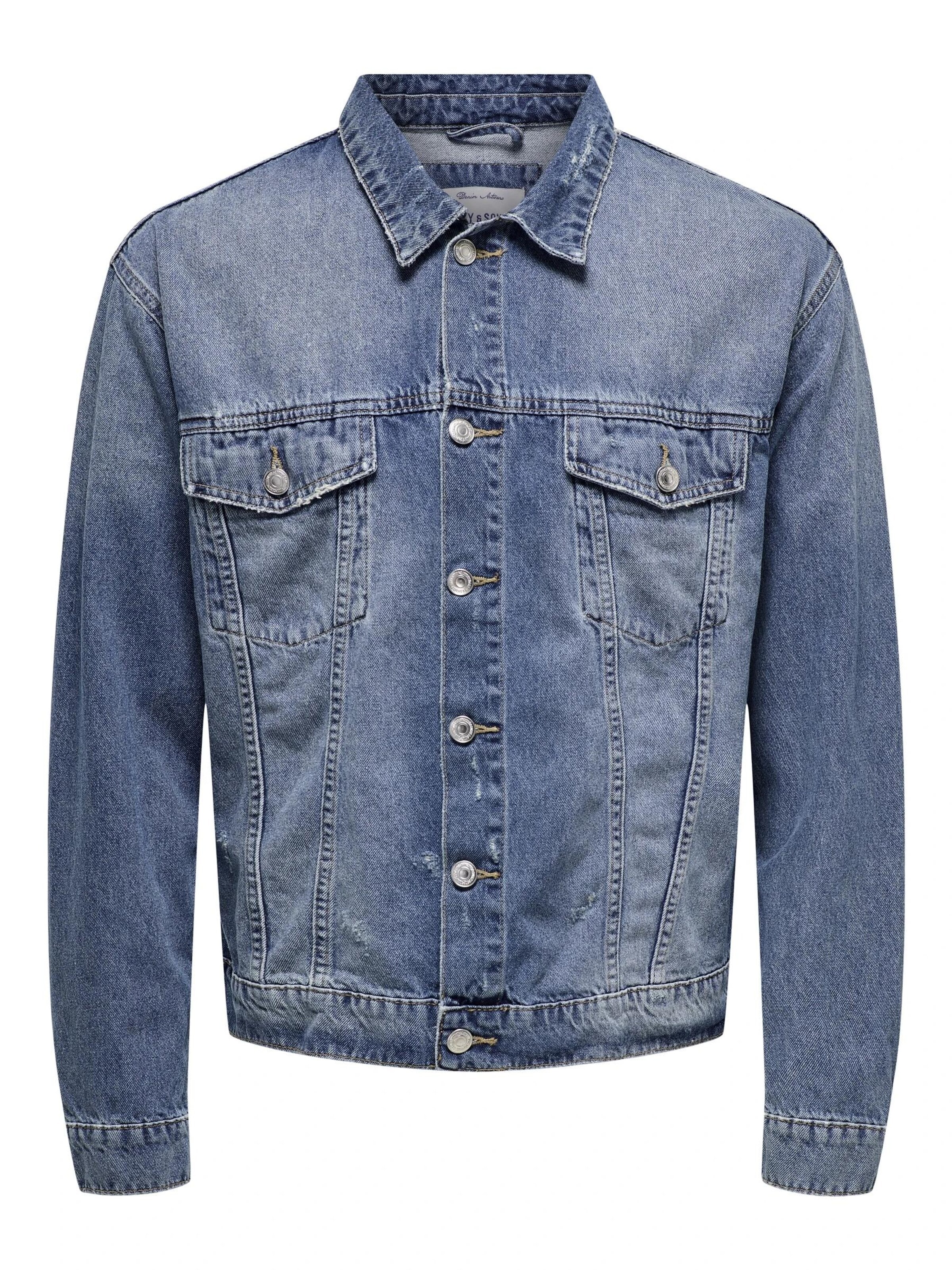 Only & Sons Overgangsjakke '22031183' i blå: forside