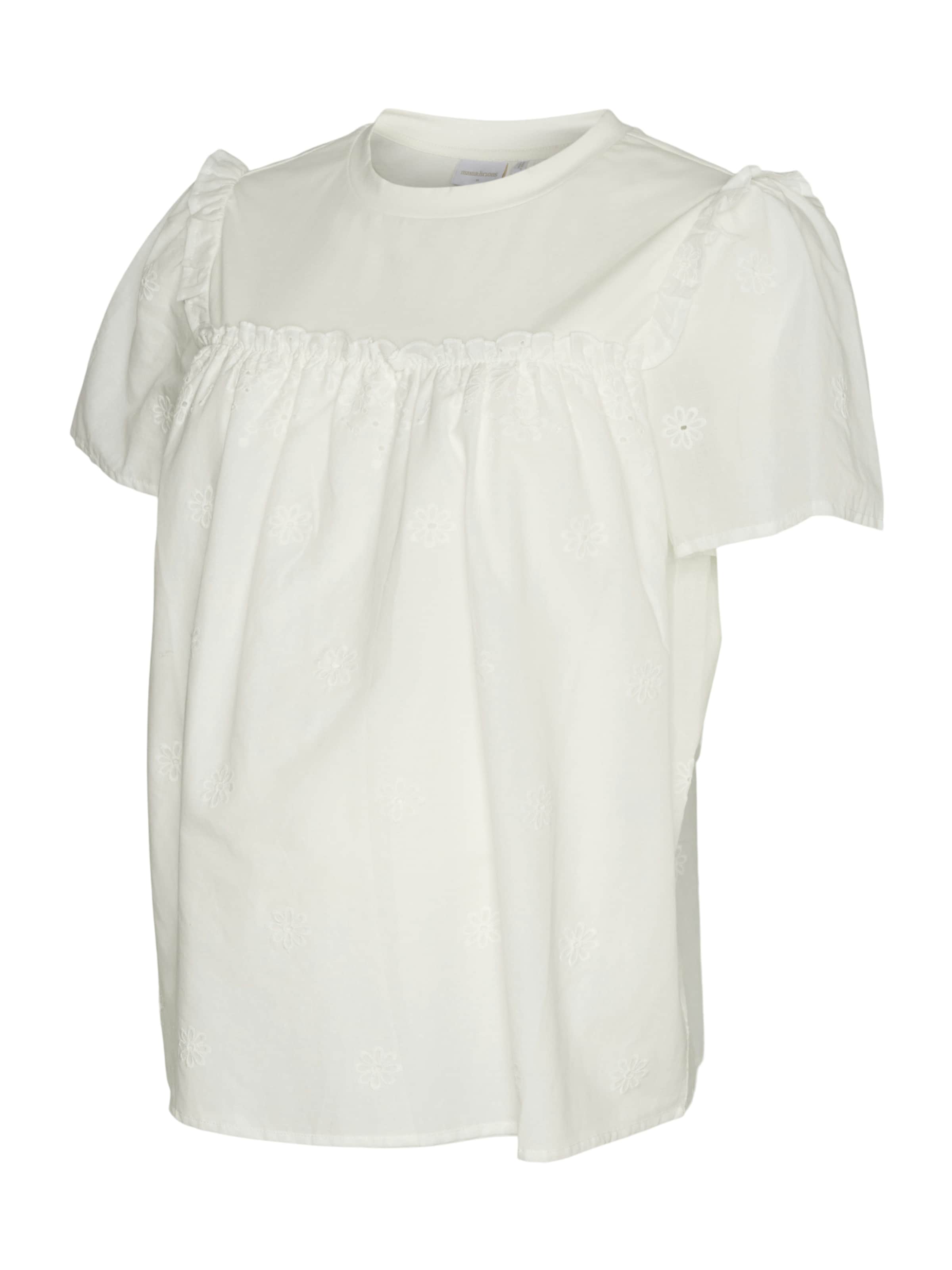 MAMALICIOUS Bluzka 'MLDora' w kolorze biały: przód