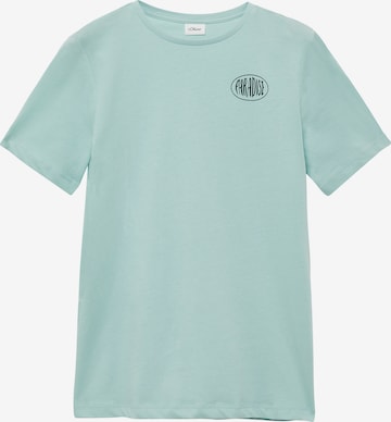 s.Oliver Shirt in Blauw: voorkant