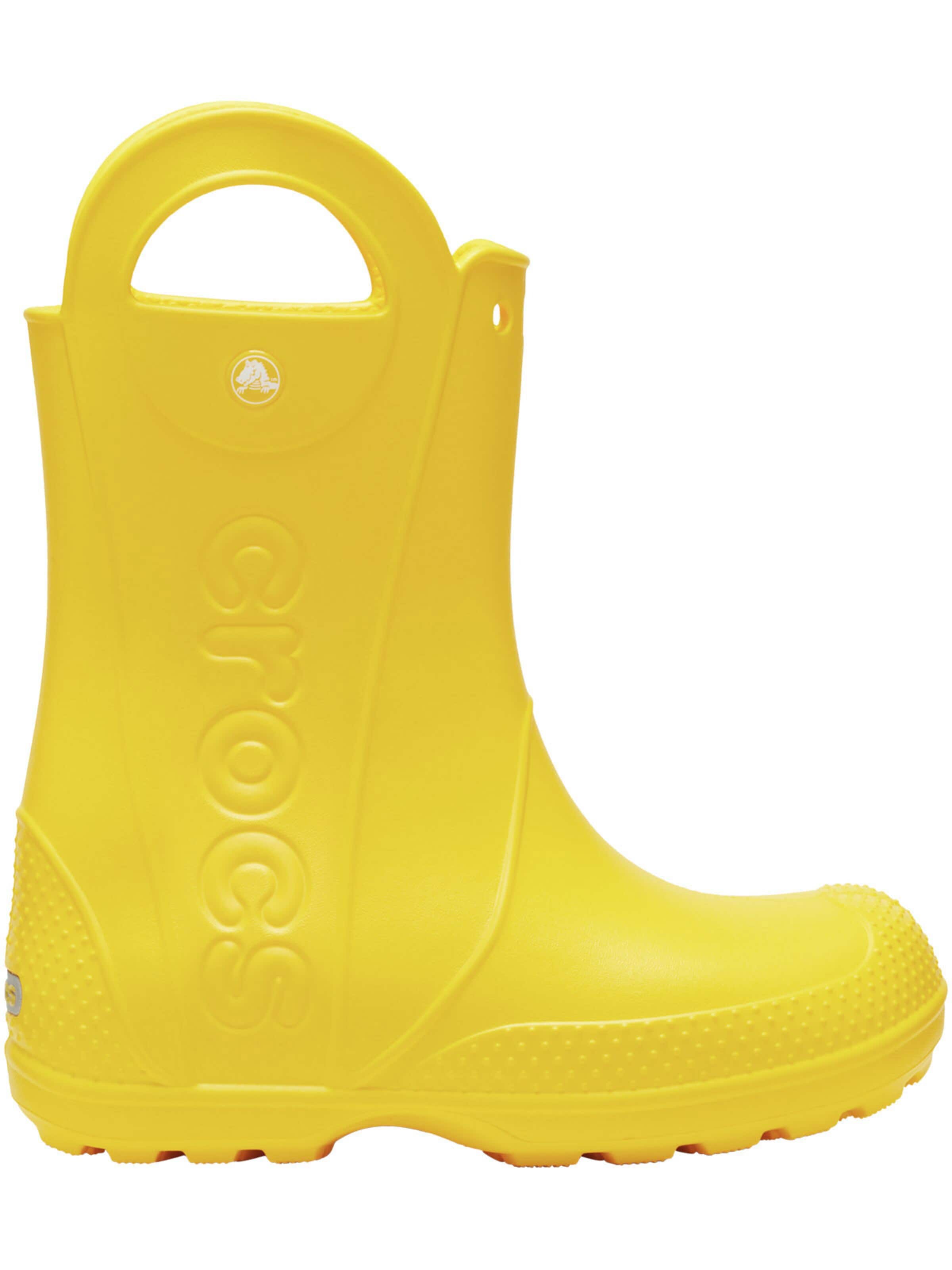 Crocs Rubber Boots 'Handle It' in Yellow