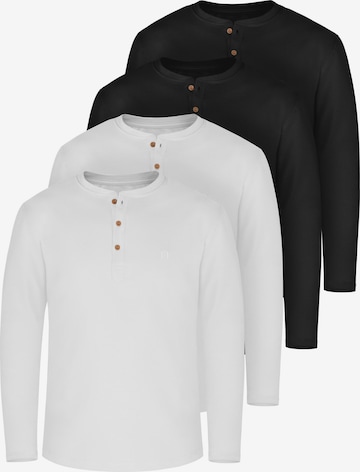 T-Shirt 'Neuville' normani en noir : devant