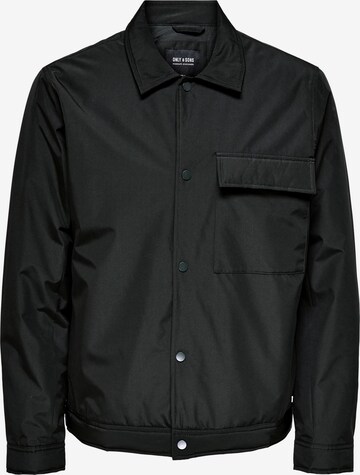 Veste mi-saison 'HYDRA' Only & Sons en noir : devant