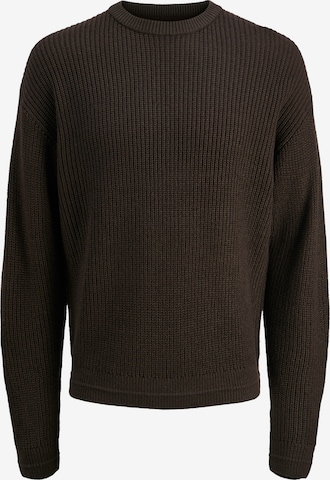 JACK & JONES Свитер 'Kaito' в Коричневый: спереди