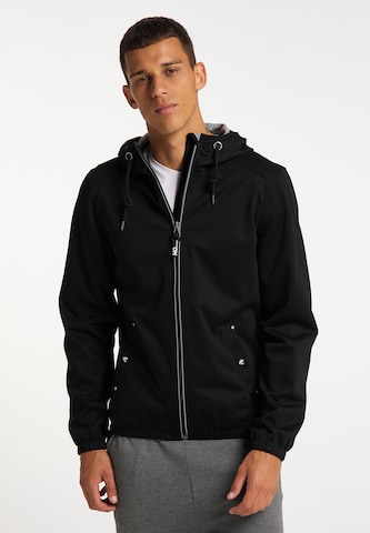 Veste fonctionnelle Mo SPORTS en noir : devant