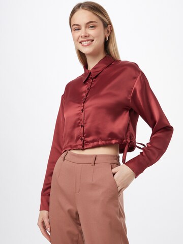 Camicia da donna di NU-IN in rosso: frontale