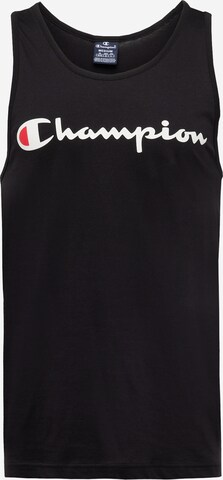 juoda Champion Authentic Athletic Apparel Marškinėliai: priekis