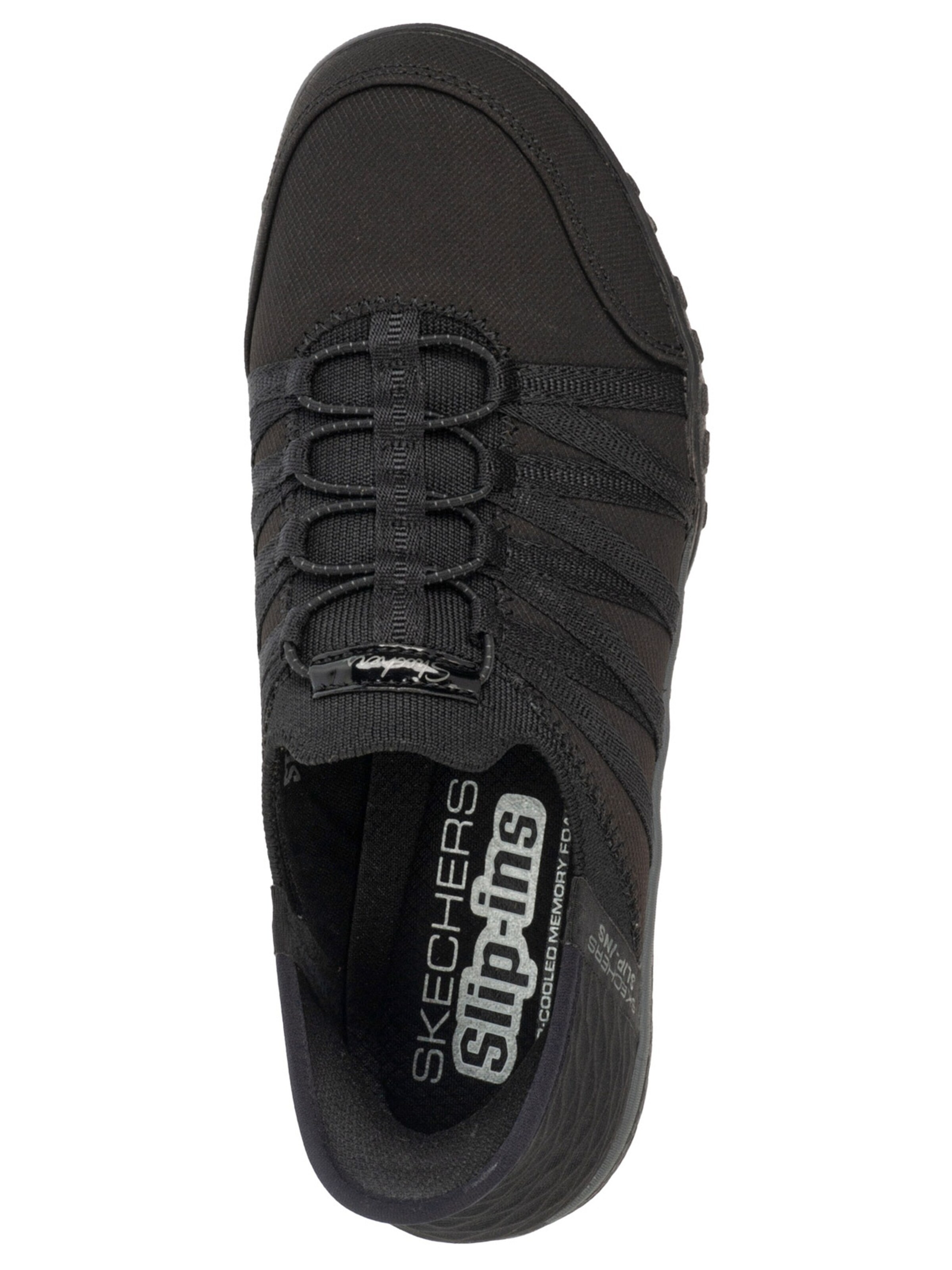 SKECHERS Platform trainers 'Breathe Easy - Roll With Me' in Black