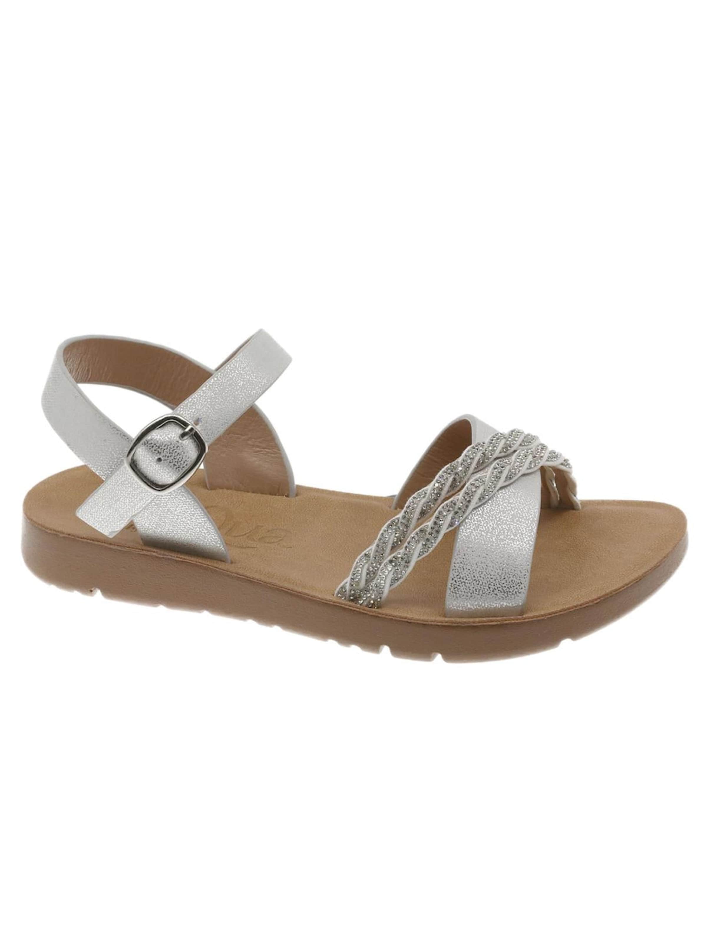Sandalo 'Casual Sandal' di Beppi in argento: frontale