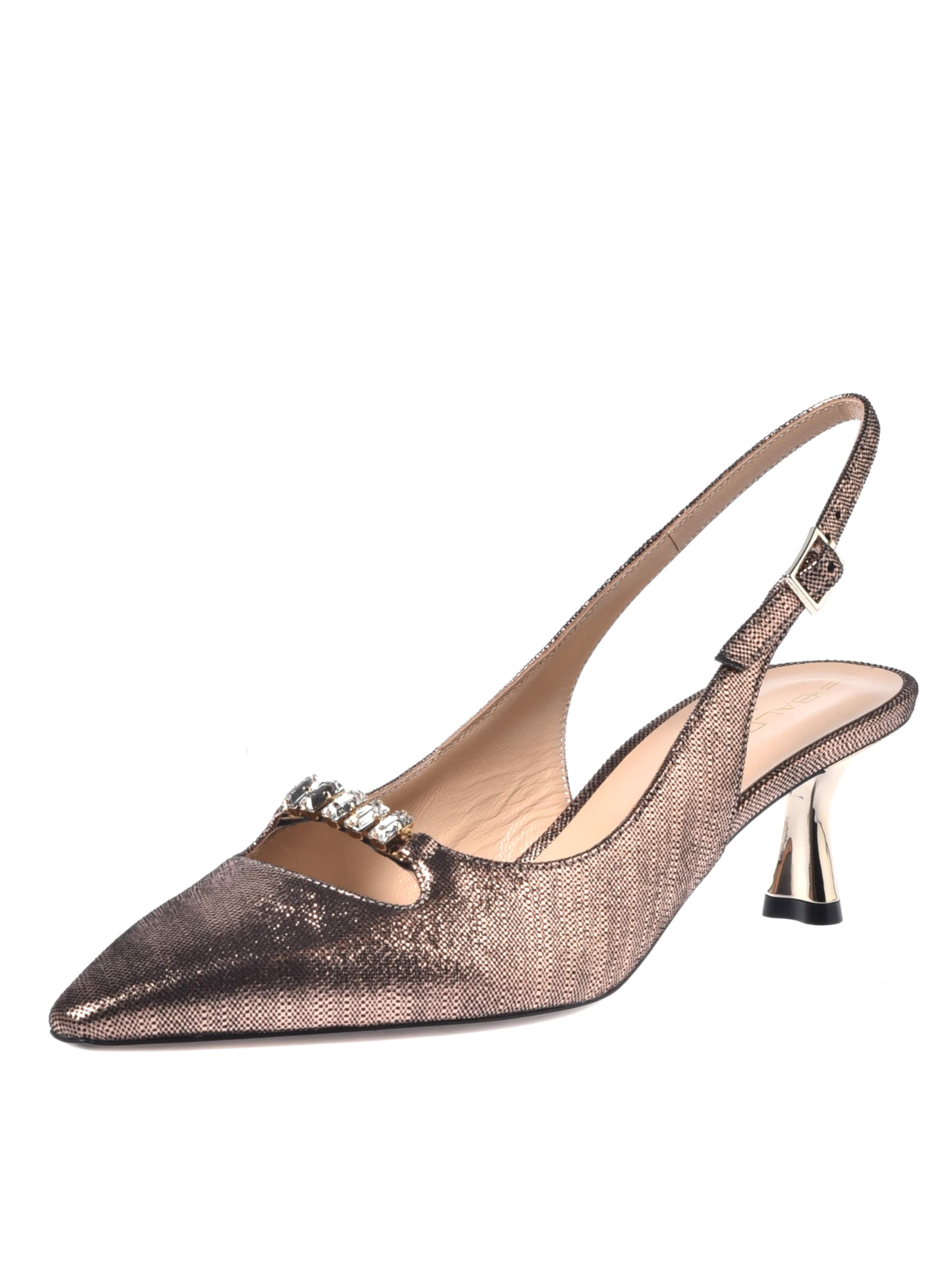 BALDININI Slingpumps in Goud: voorkant