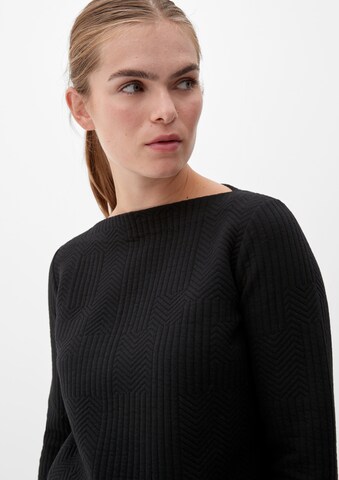 Sweat-shirt s.Oliver en noir