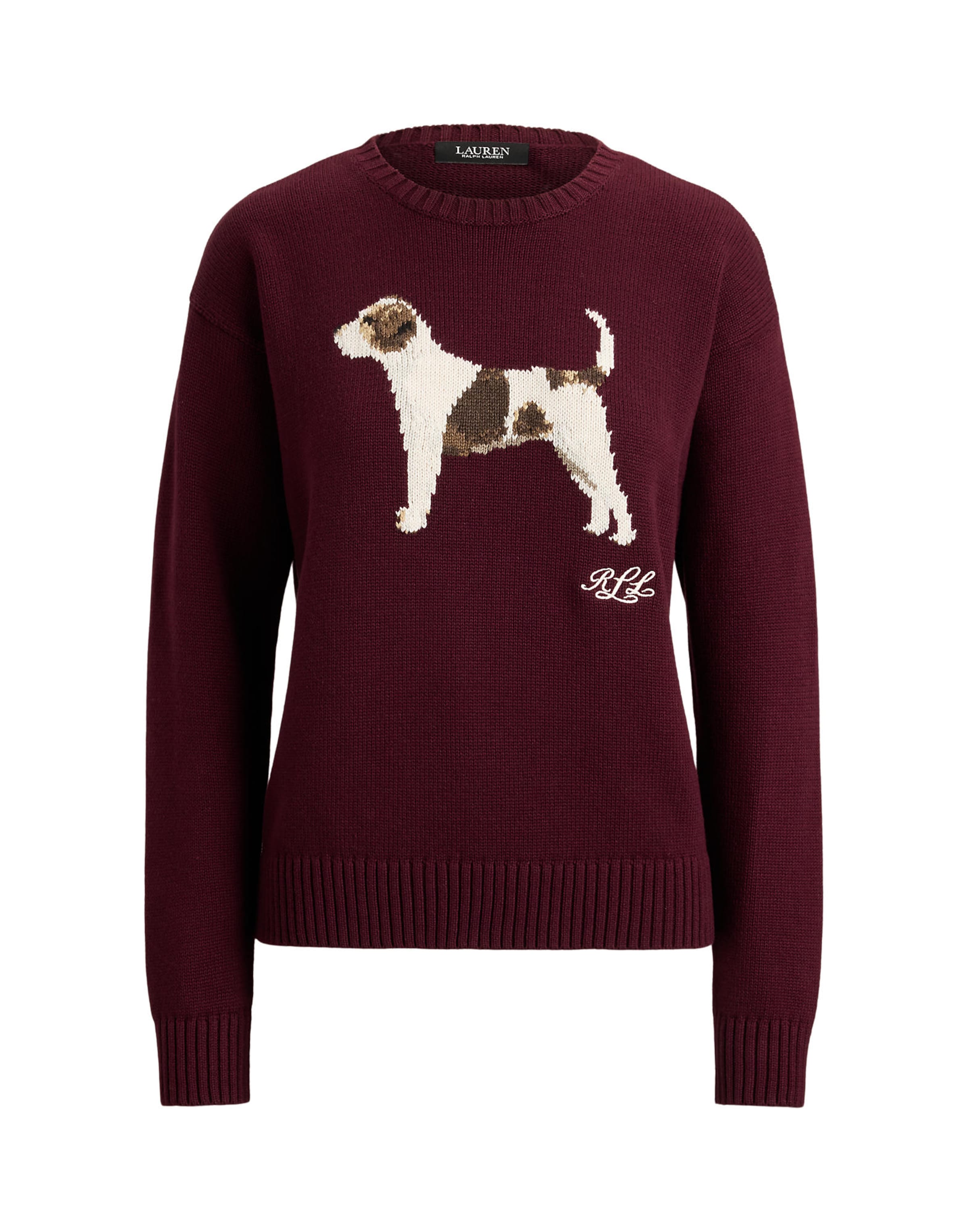 Pull-over Lauren Ralph Lauren en rouge : devant