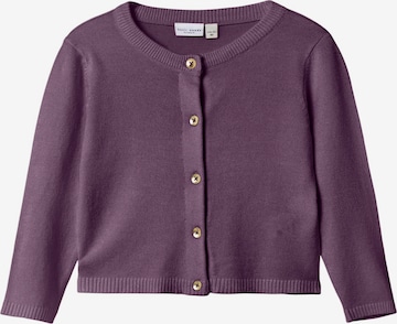 NAME IT Knit Cardigan 'VALMA' in Purple: front