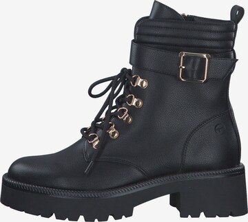 TAMARIS Lace-Up Ankle Boots in Black